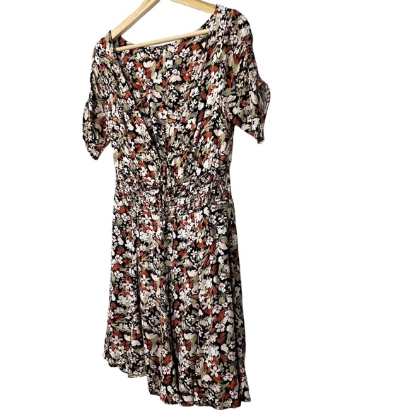 Free People Forget Me Not Floral Smocked Mini Dress - Picture 8 of 12